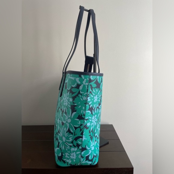 Kate Spade Limited Edition Lori Tote Green Multi Floral Tote NWOT - Picture 6 of 9